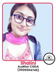 Shalini (Auditor CGDA)